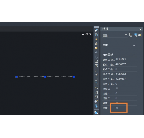 CAD画线角度不对